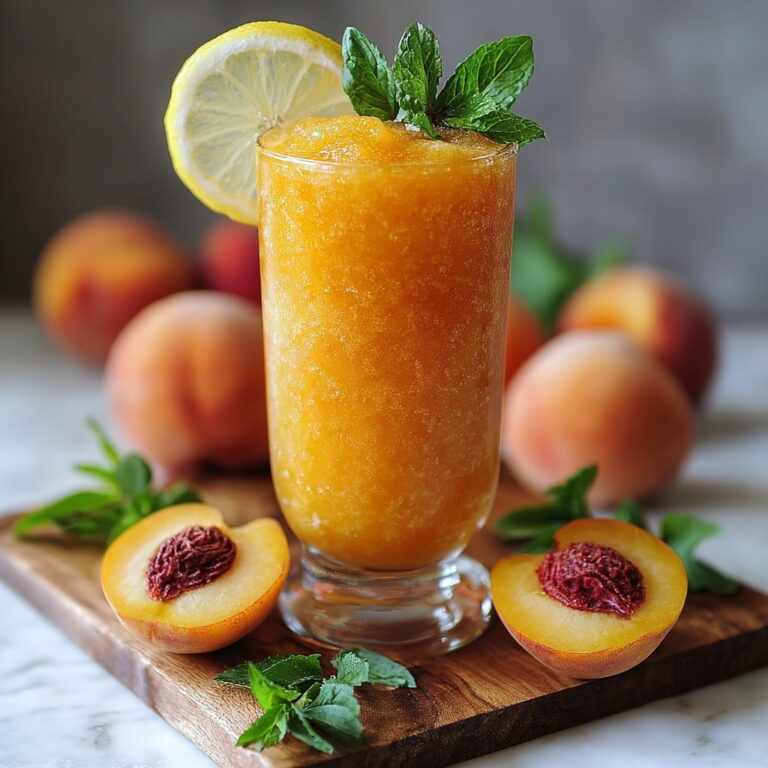 Peach Lemonade Slushie: The Ultimate Summer Refreshment Recipe