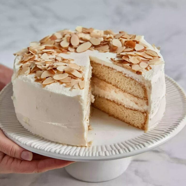 Almond Cream Cake Recipe