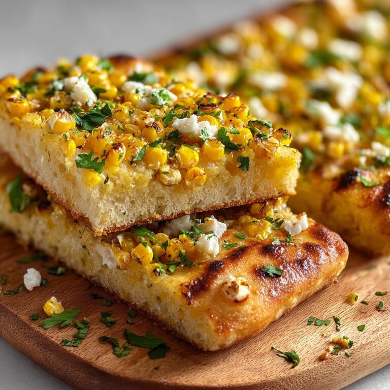 Sweet Corn Flatbread Recipe
