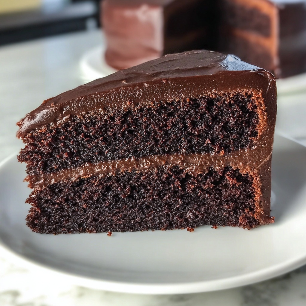 Christmas Chocolate Layer Cake Recipe - Recipe Image