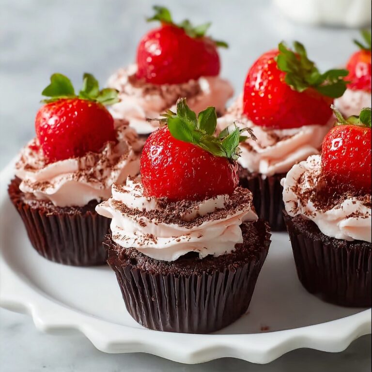Chocolate Cheesecake Stuffed Strawberries Recipe