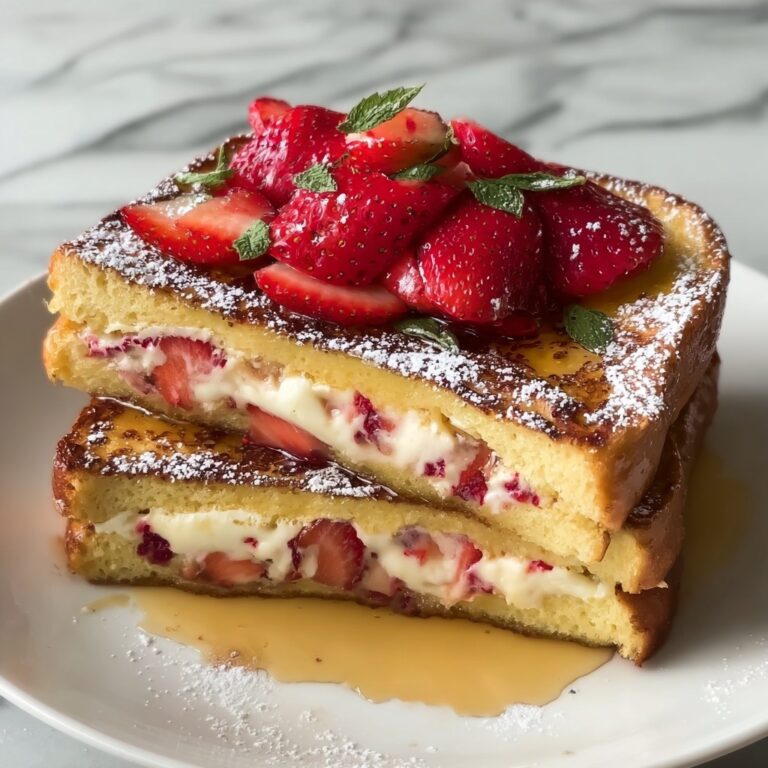 Baked Strawberries and Cream French Toast Recipe