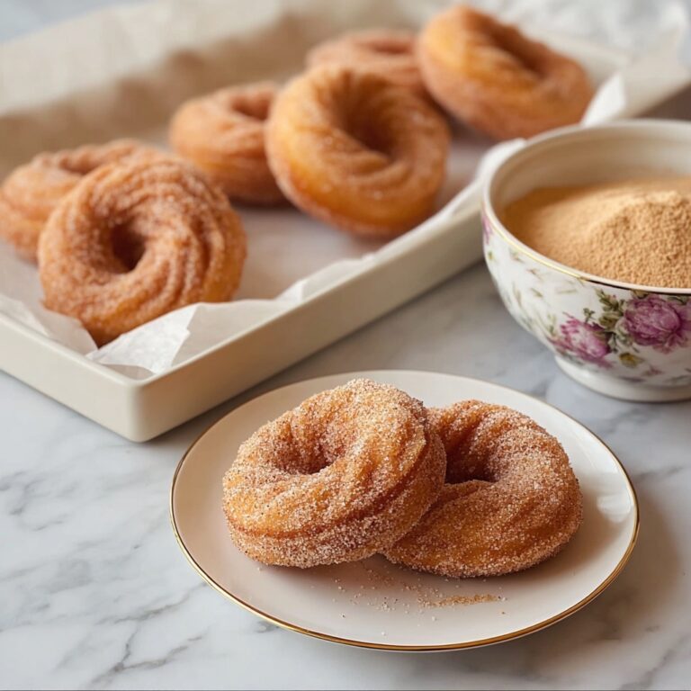 Cinnamon Sugar Twist Doughnuts Recipe