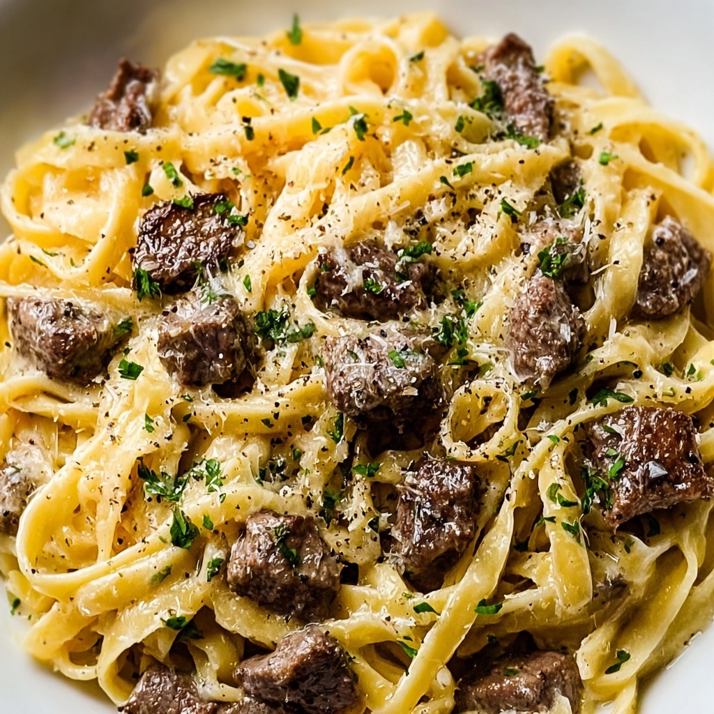 One-Pot Creamy Beef and Garlic Butter Pasta for Busy Nights Recipe