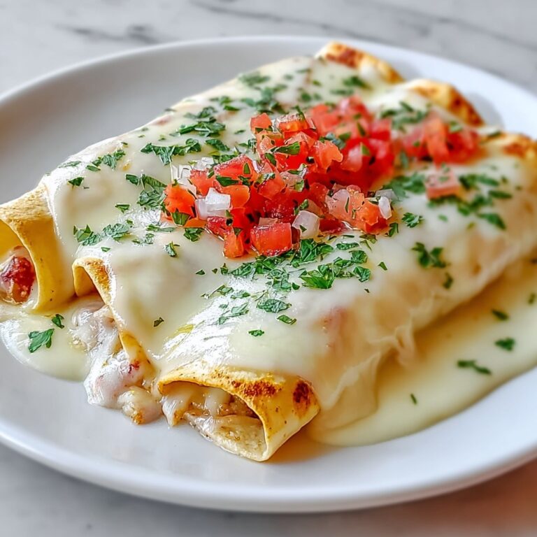 Chicken Enchiladas with Sour Cream White Sauce Recipe