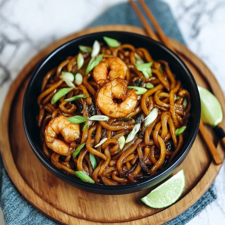 Savory Yaki Udon with Shrimp in 20 Minutes Recipe