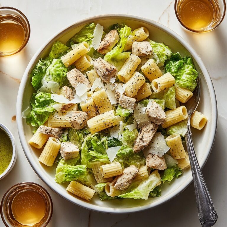 Caesar Salad Pasta Recipe