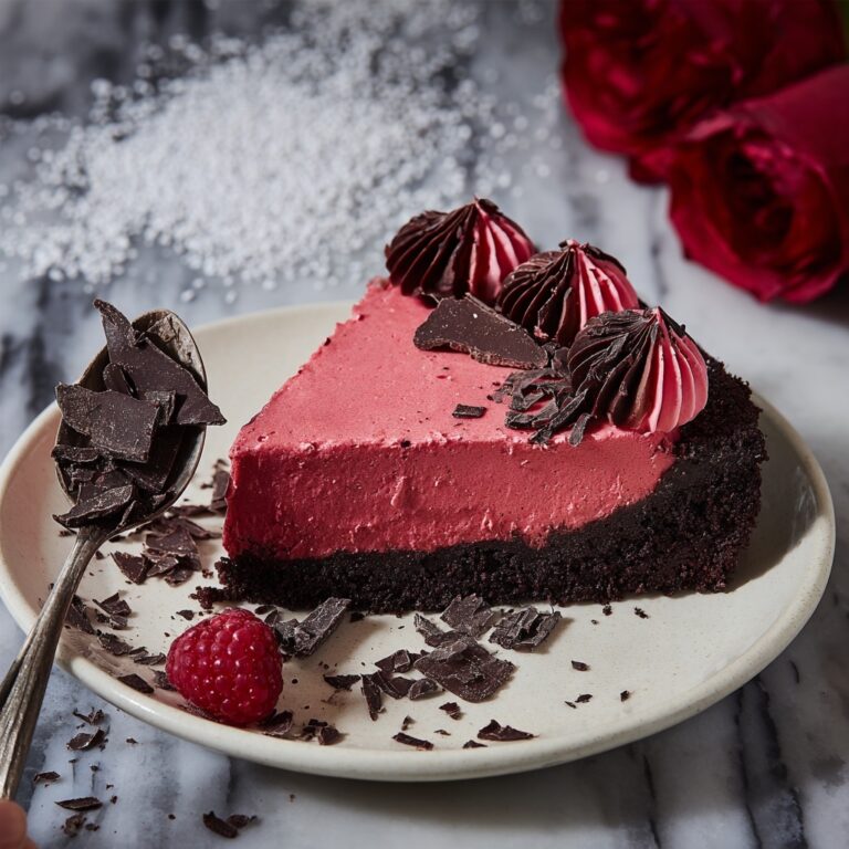 No Bake Ruby Chocolate Tart Recipe