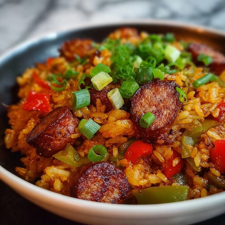 Cajun Sausage and Rice Skillet Recipe