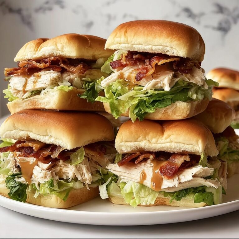 Honey Mustard BLT Chicken Sliders Recipe