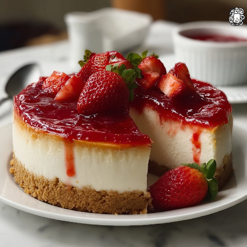 Strawberry Cheesecake Recipe - Recipe Image
