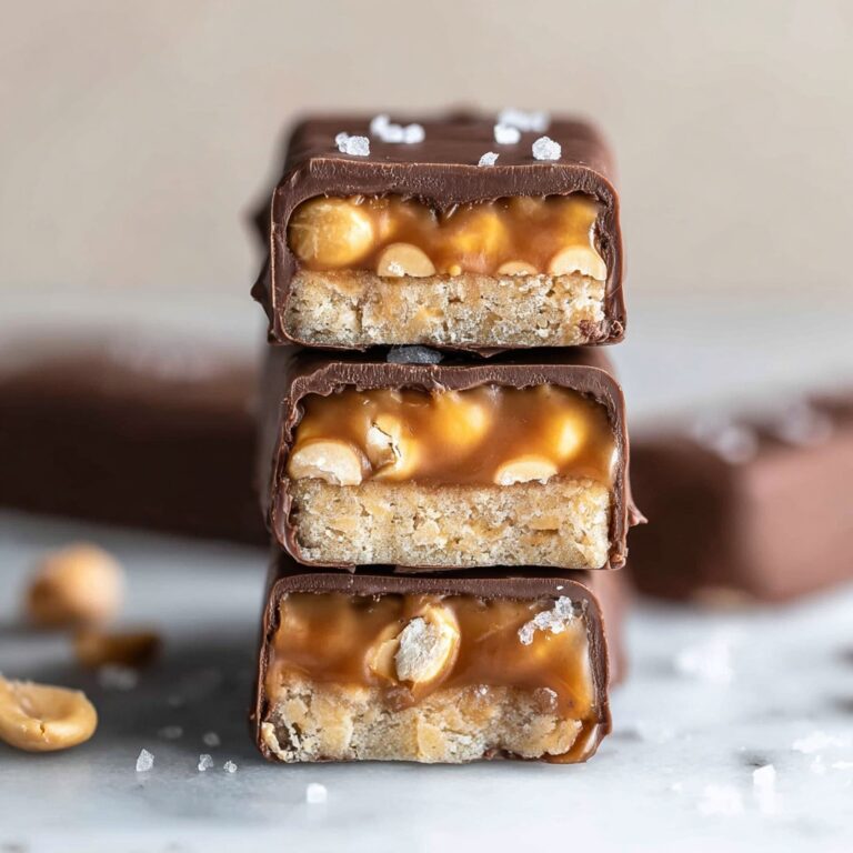 Vegan No-Bake Snickers Bars Recipe