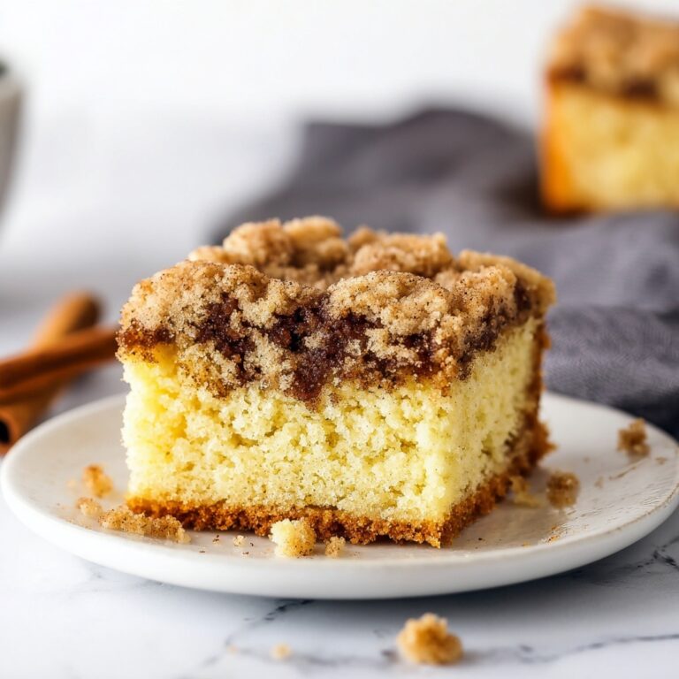 Cinnamon Sugar Coffee Cake with Crumb Topping Recipe