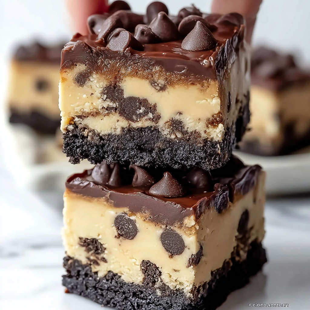 Chocolate Chip Cookie Dough Brownie Bites Recipe - Recipe Image