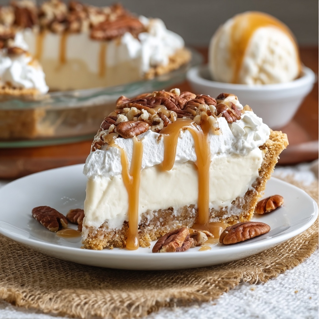 Caramel Pecan Delight Pie Recipe - Recipe Image