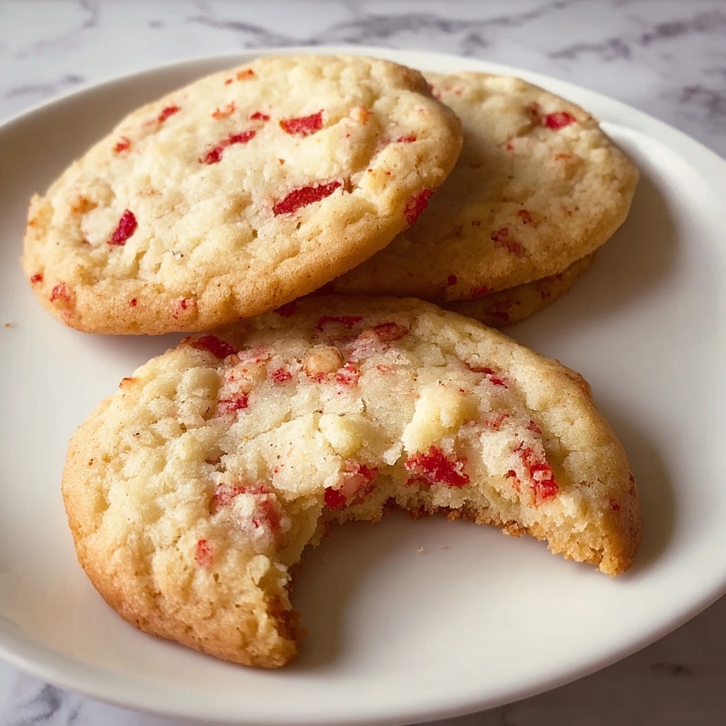 Strawberry Shortbread Cookies Recipe - Recipe Image