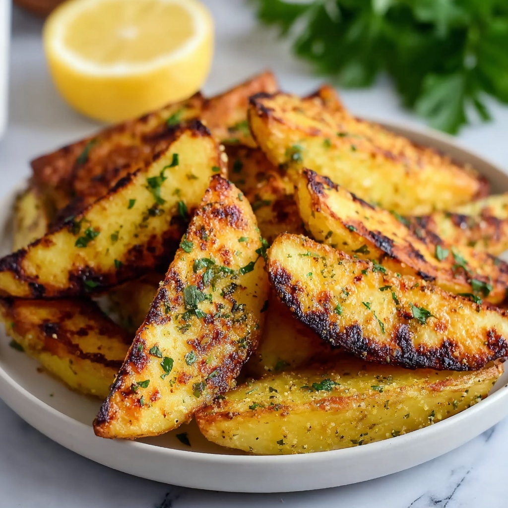Grilled Lemon Herb Potatoes Recipe - Recipe Image