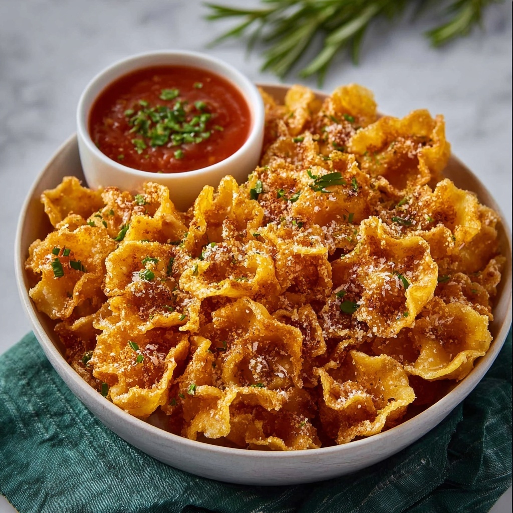 Air Fryer Pasta Chips: The Crispiest, Easiest Recipe - Recipe Image