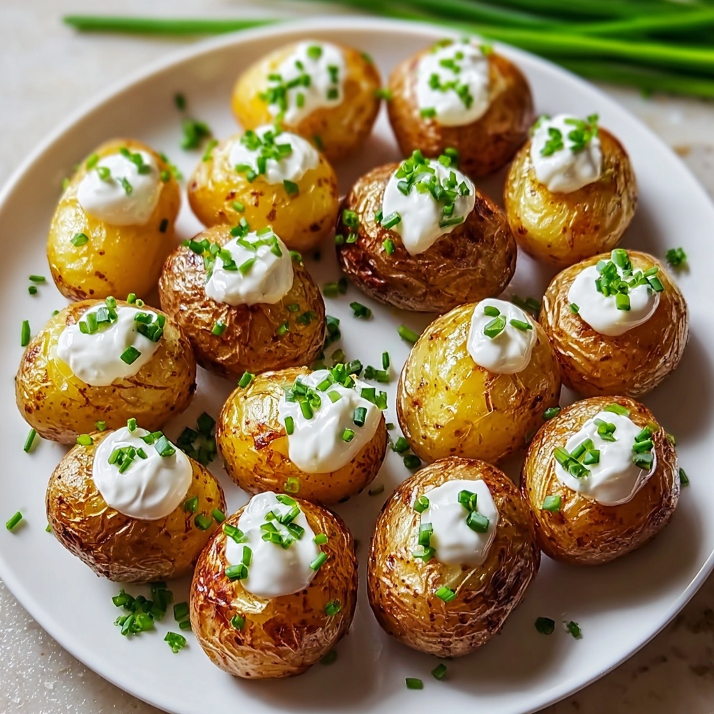 Mini Baked Potatoes with Garlic and Rosemary Recipe - Recipe Image