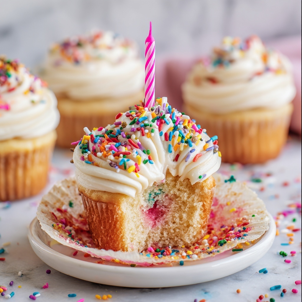Birthday Cupcakes Recipe - Recipe Image
