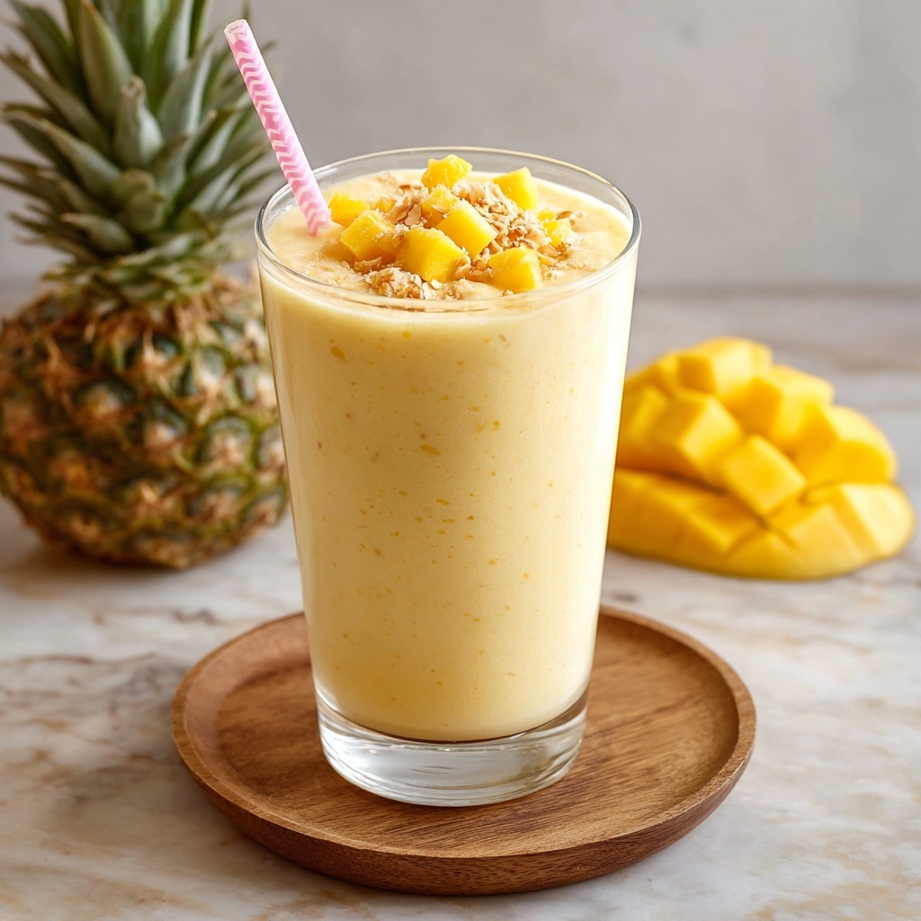 Mango Pineapple Smoothie Bowl Recipe - Recipe Image