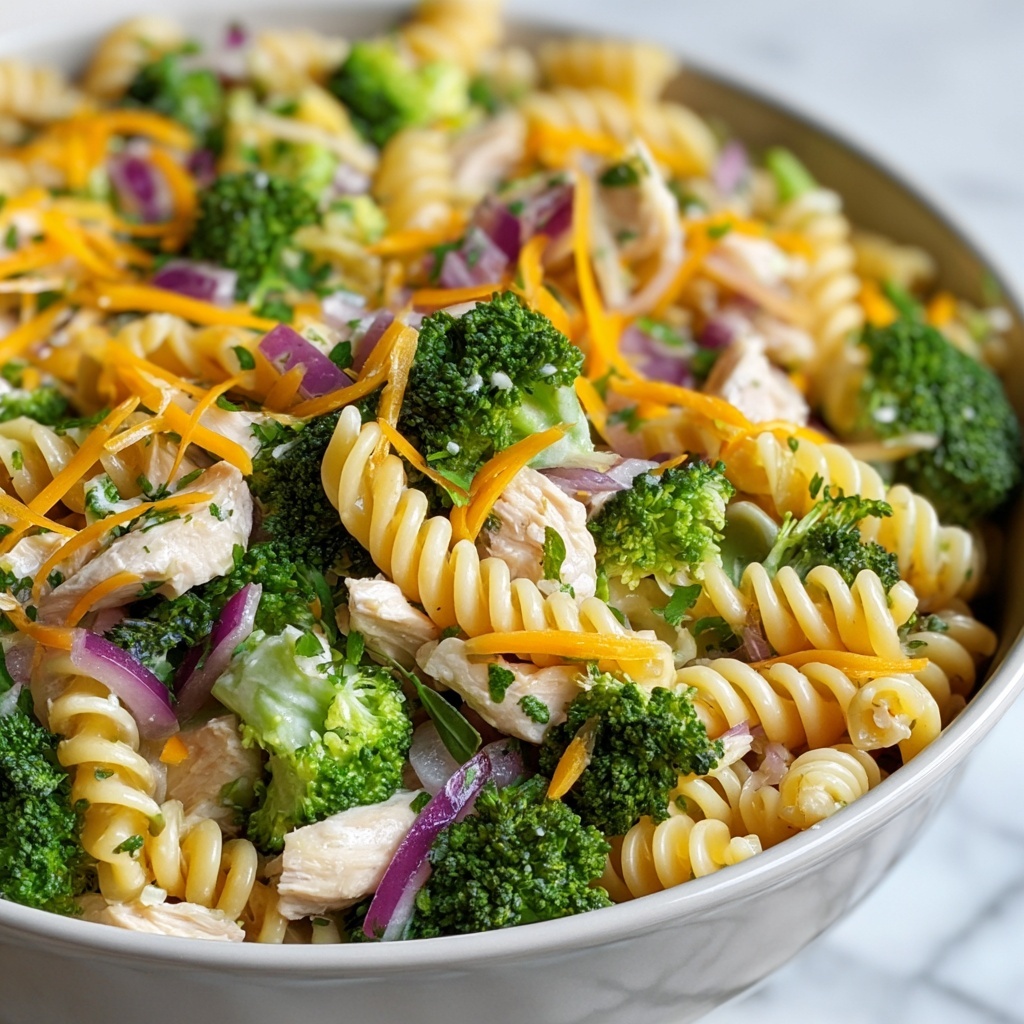 Chicken Broccoli Pasta Salad Recipe - Recipe Image