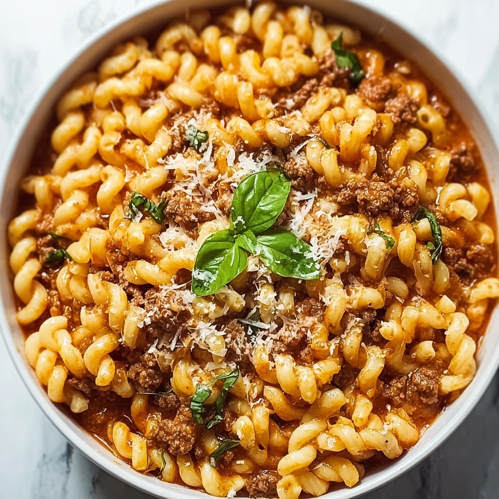 One Pot Beefaroni: Quick Comfort Food for Busy Nights Recipe - Recipe Image