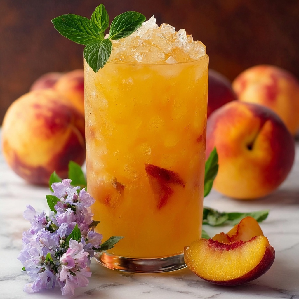 Easy Peach Tea: The Perfect Refreshing Summer Drink Recipe - Recipe Image