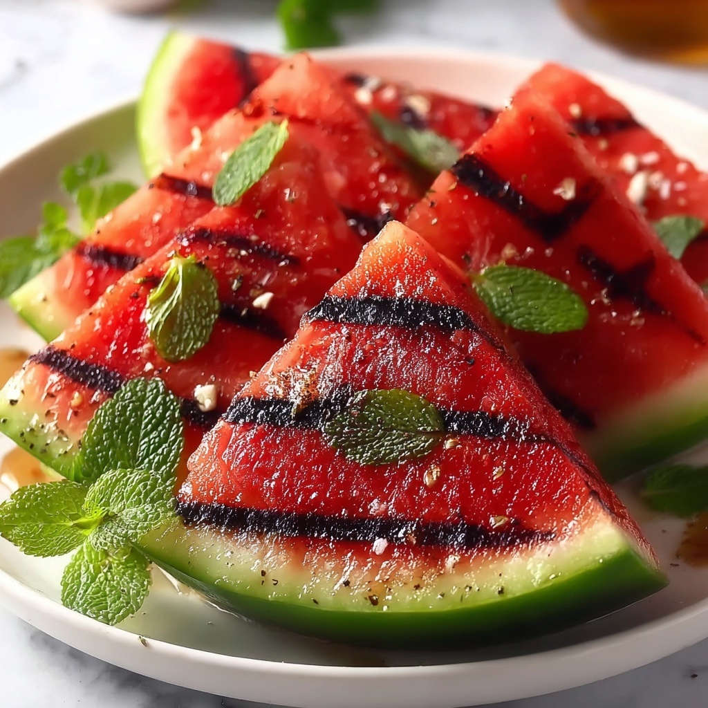 Grilled Watermelon with Mint Recipe - Recipe Image