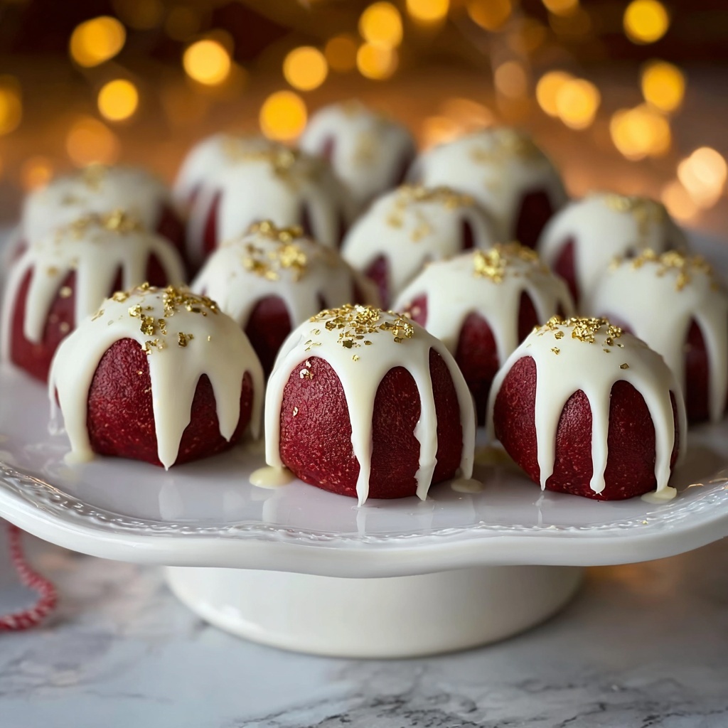 Red Velvet Cake Balls Recipe - Recipe Image