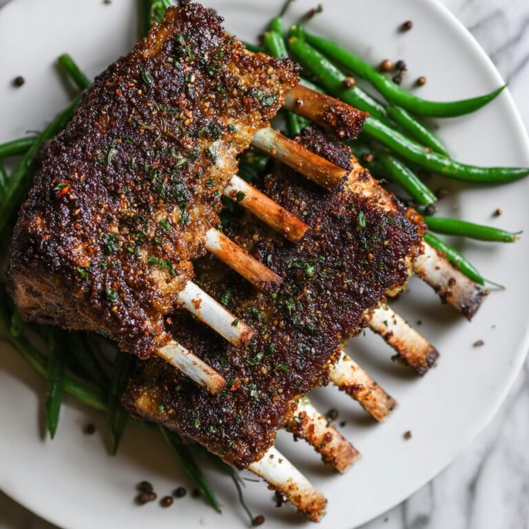 Garlic Rosemary Rack of Lamb Recipe