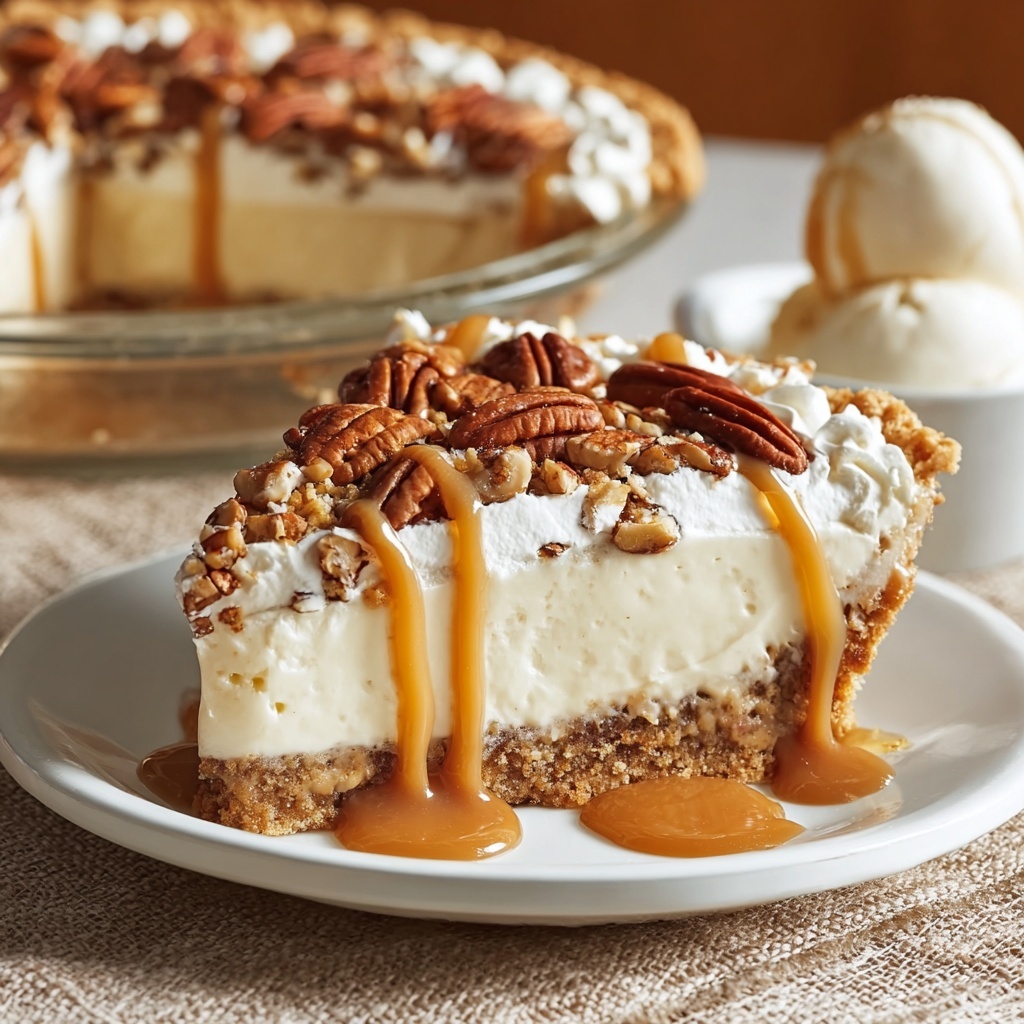 Caramel Pecan Delight Pie Recipe - Recipe Image