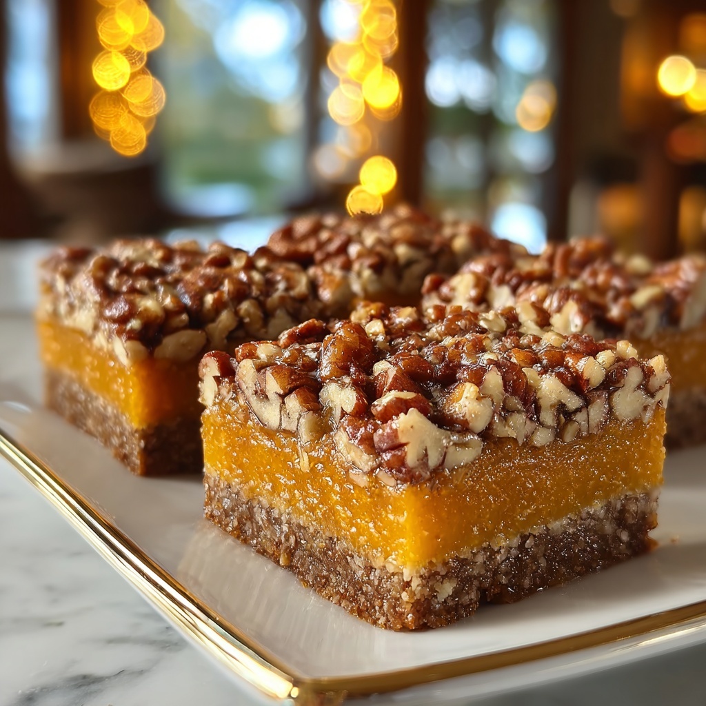 Sweet Potato Pecan Bars Recipe - Recipe Image