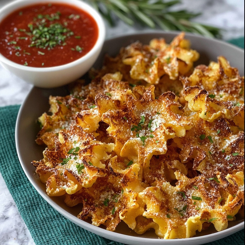 Air Fryer Pasta Chips: The Crispiest, Easiest Recipe - Recipe Image