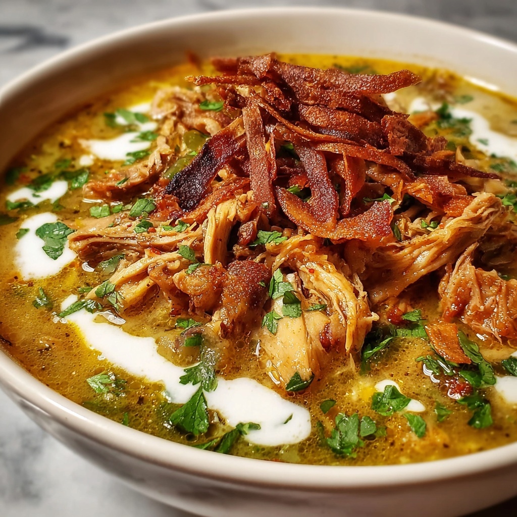 Green Chile Chicken Enchilada Soup Recipe - Recipe Image