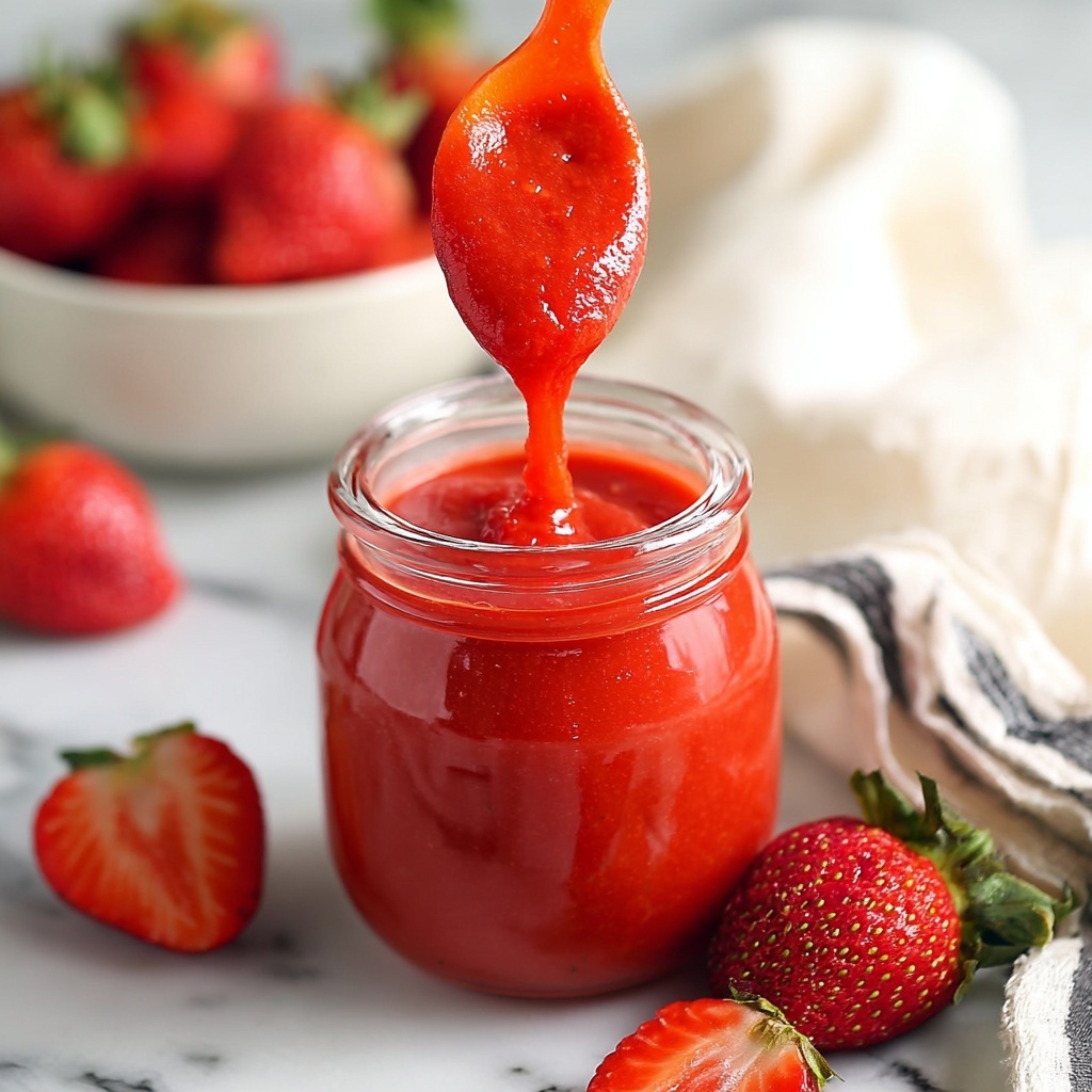 Homemade Fresh Strawberry Curd (Eggless and Dairy-Free) Recipe - Recipe Image
