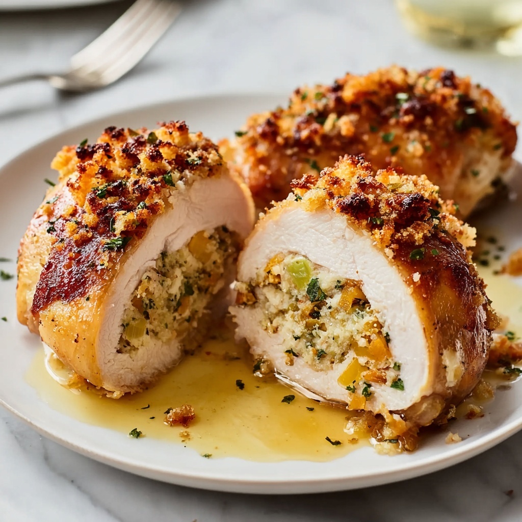 Stuffed Chicken Breast with Spinach and Mozzarella Recipe - Recipe Image