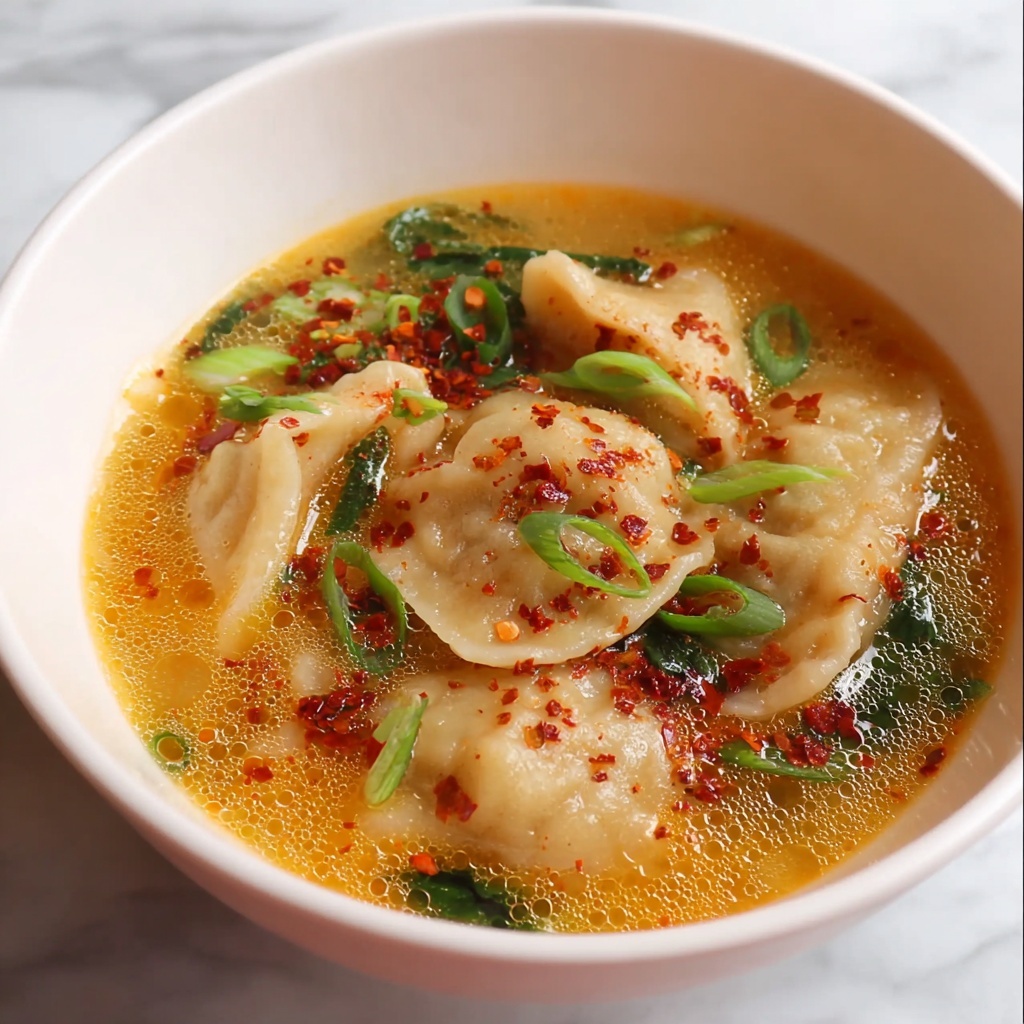 Trader Joe’s Chili Crisp Dumpling Bake Recipe - Recipe Image
