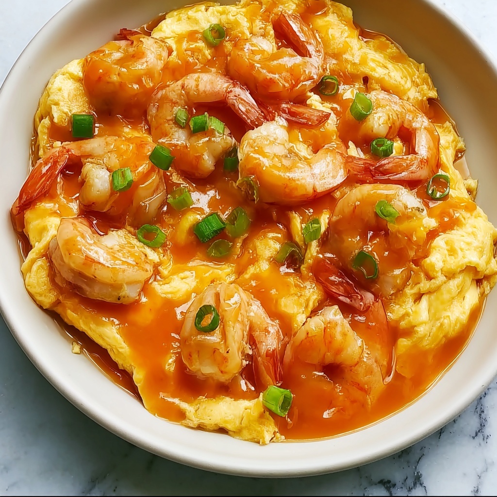 Cantonese Silky Scrambled Eggs & Shrimp Recipe - Recipe Image