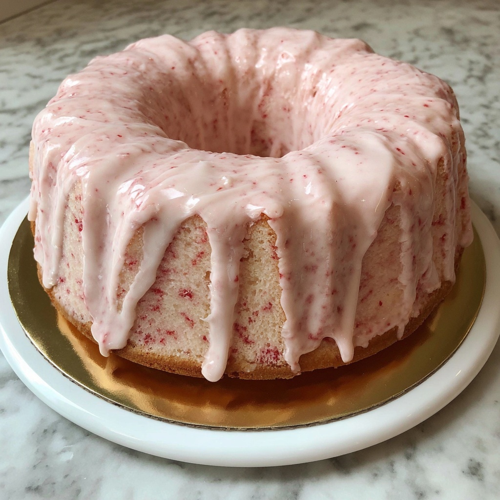 Strawberry Lemon Mile-High Pound Cake Recipe - Recipe Image