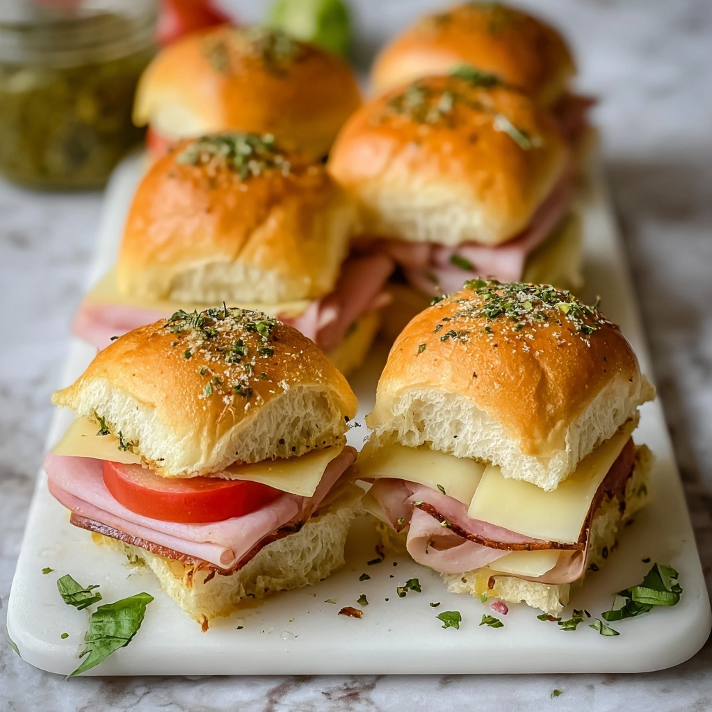Melt-in-Your-Mouth Hot Italian Sub Sliders Recipe - Recipe Image