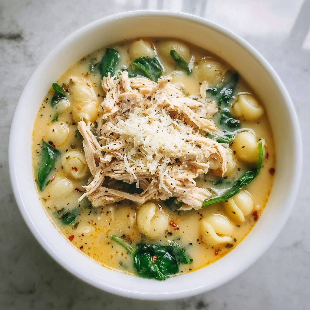 Crockpot Creamy Chicken Parmesan Soup Recipe - Recipe Image