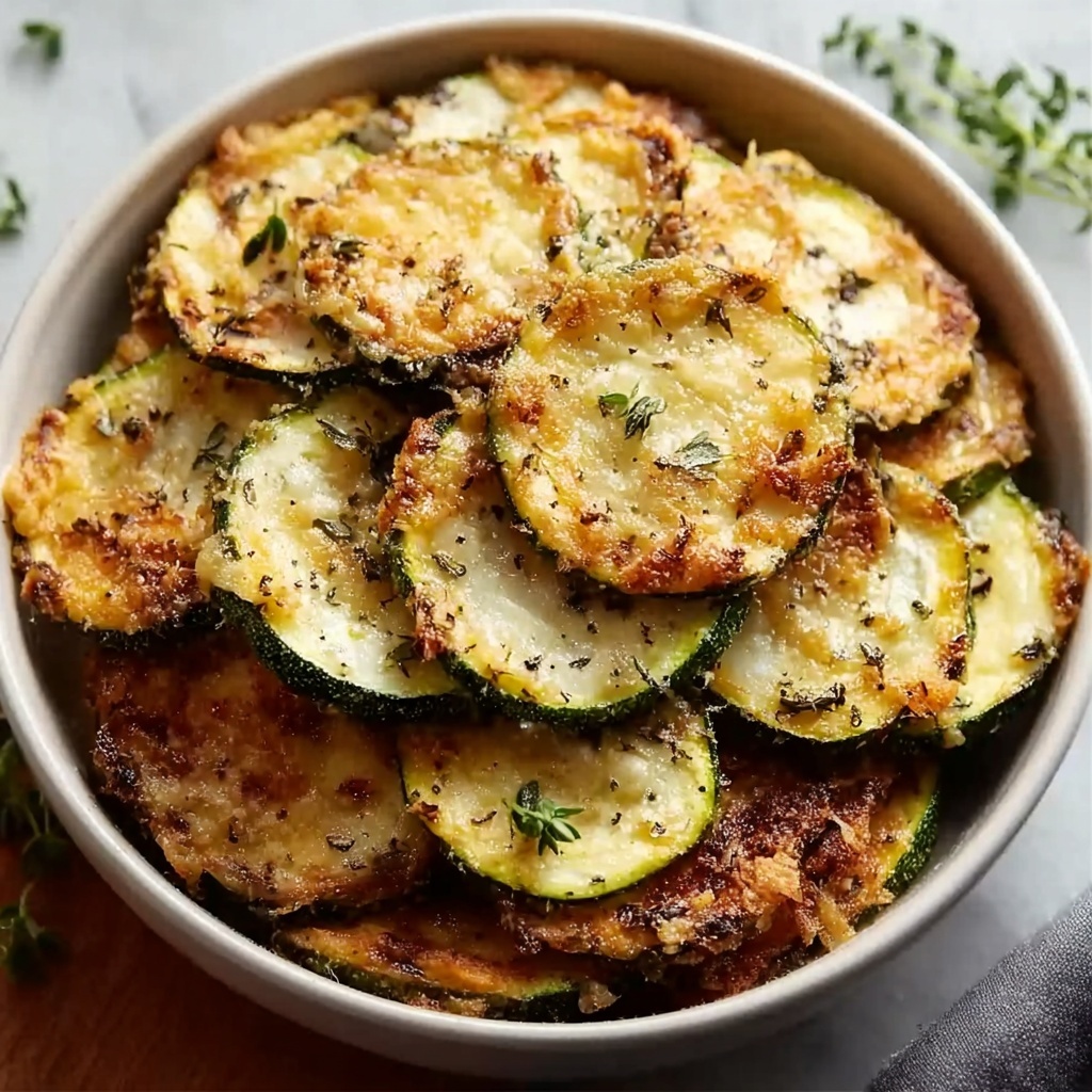 Crispy Zucchini Chips in Air Fryer Recipe - Recipe Image