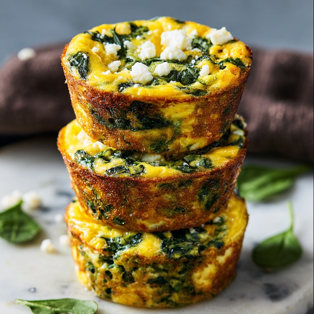 Spinach and Feta Egg Muffins Recipe - Recipe Image