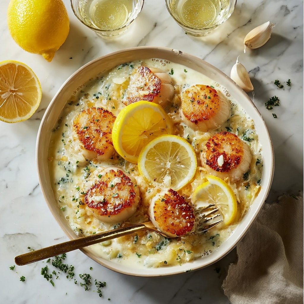 Lemon Butter Scallops Recipe - Recipe Image