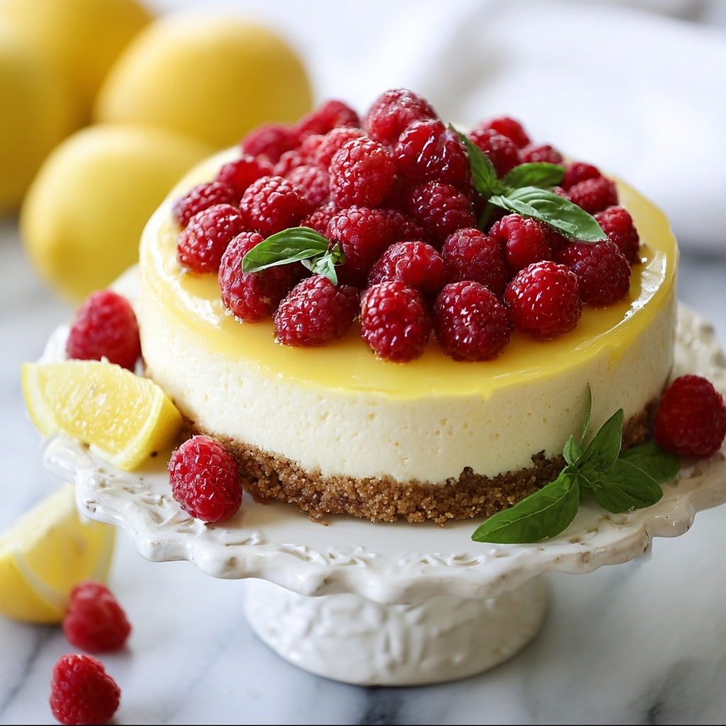 Raspberry Lemon Cheesecake Recipe - Recipe Image