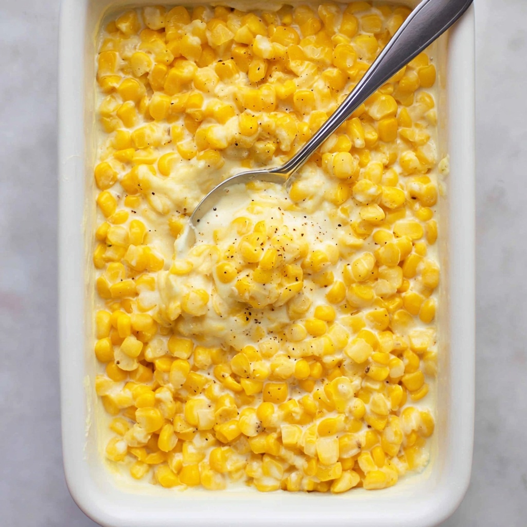 Parmesan Creamed Corn Recipe - Recipe Image