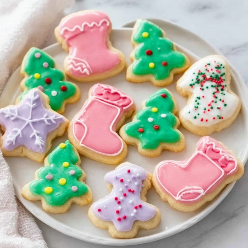 Frosted Cutout Sugar Cookies Recipe - Recipe Image