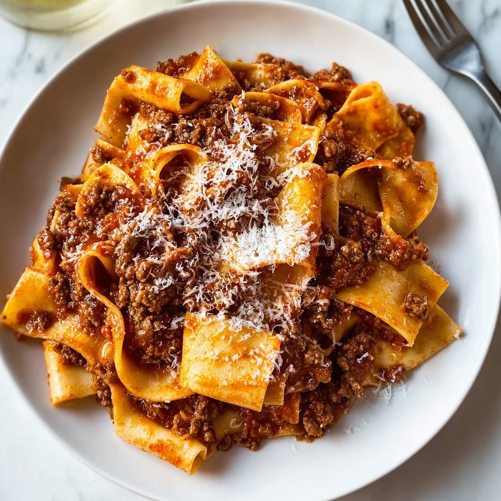 Tuscan Ragu with Beef and Pork Sausage Recipe - Recipe Image
