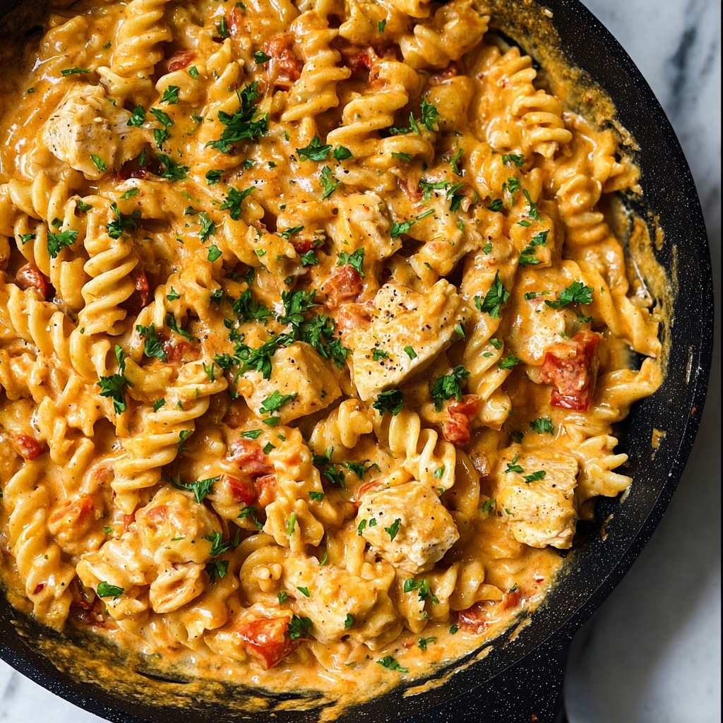 Creamy Tomato Chicken Pasta Recipe - Recipe Image